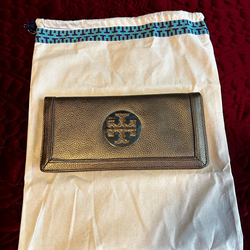 Tory Burch Gold Wallet